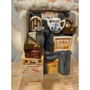 Vintage Seymour Mann Tea Store Teapot Unique and Whimsical Theme JL